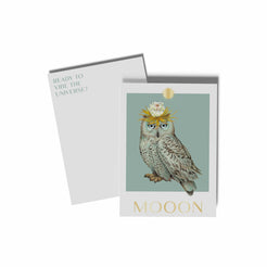 Postkarte - Die Eule - MOOON - moon infused wines - 